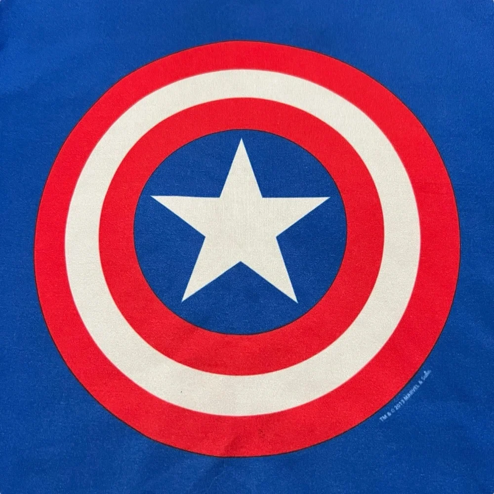 Under Armour YXS Youth XS Marvel Captain America Heat Gear Shirt